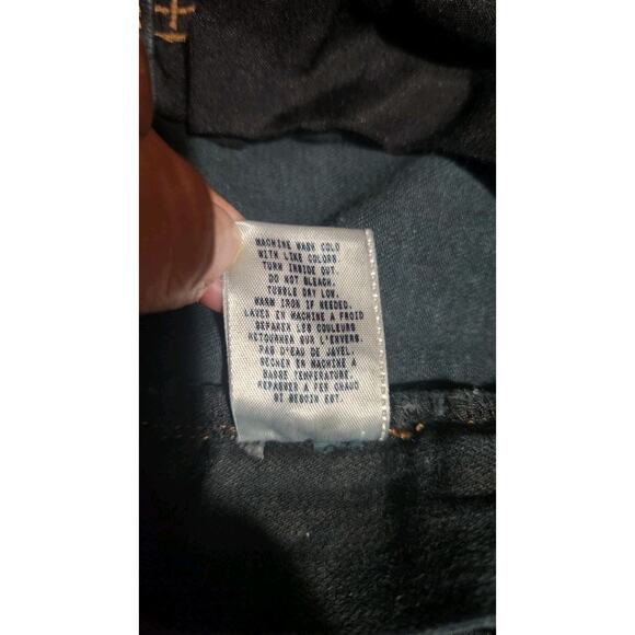 Guess Belmont Flare Women's 31 Stretch Denim Jeans Dark Wash Blue Classic Basic - Picture 9 of 9